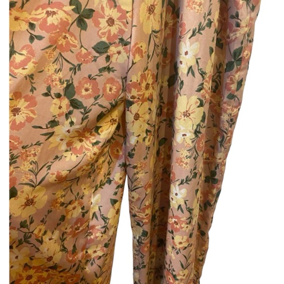 NWOT BOG Collection spaghetti strap Gathered Waist Floral Dress Size Small - Picture 3 of 5